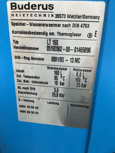 Buderus g115 ölheizung - buderus, g115-28